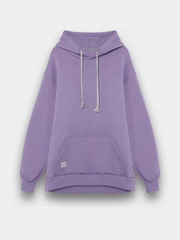 Худи на флисе CHIKISS L/XL фиолетовый (CHS 001/028)