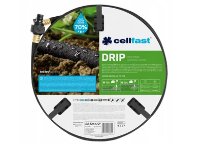 Шланг зрошувальний iригацiйний Cellfast Drip 1/2" для краплинного поливу 22.5 м 19-003