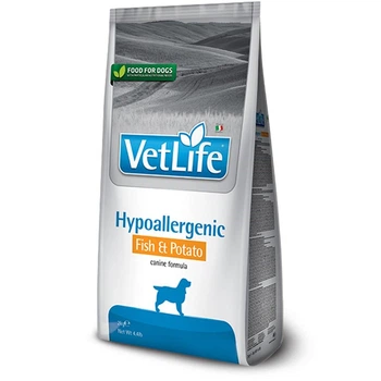Сухой корм Farmina Vet Life Hypoallergenic Fish&Potato для собак, при пищевой аллергии, рыба и картошка, 2 кг