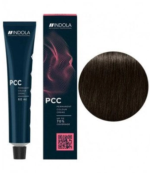 Farba do włosów bez utleniacza Indola Permanent Caring Color Pixel 4.1 Medium Brown Ash 60 ml (4045787702651)