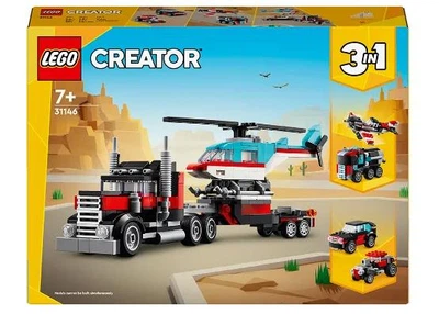 Конструктор LEGO Creator Бортовой грузовик с вертолетом 270 деталей (31146)