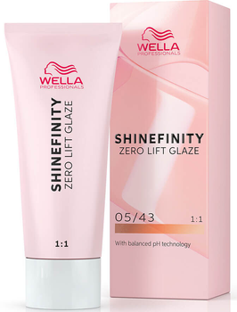 Крем-фарба без окислювача Wella Professionals Shinefinity Zero Lift Glaze 05-43 Warm Hot Chilli 60 мл (4064666057378)