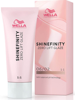 Крем-фарба без окислювача Wella Professionals Shinefinity Zero Lift Glaze 06-02 Natural Dark Sage 60 мл (4064666057460)