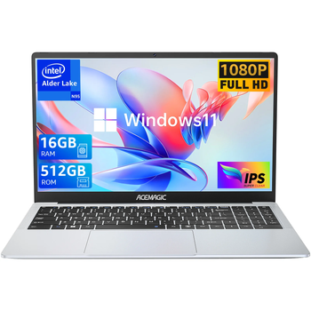Ноутбук 15.6" Acemagic AX15 Intel N95 RAM 16GB SSD 512GB Win11 (UKR) g2 Б/В