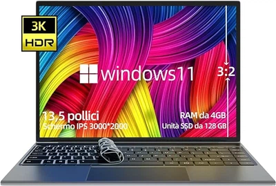 Ноутбук 13.5" ‎Morostron ‎LeadBook T6 Intel Pentium J3710 RAM 4GB SSD 128GB Windows 11 g2