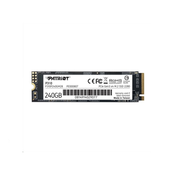 Накопичувач SSD Patriot P310 240GB M.2 2280 PCI Express 3.0 x4 3D TLC NAND (P310P240GM28)