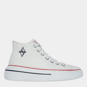 Жіночі кеди високі Skechers 185063 WNVR 39 (9US) 26 см Білі (197627538105)