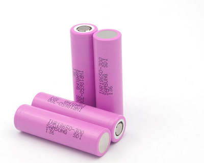 Аккумулятор 18650 Li-Ion Samsung INR18650-30Q, 3000mAh, 30A, 4.2/3.6/2.5V, PINK, 2 шт в упаковці, ціна за 1 шт