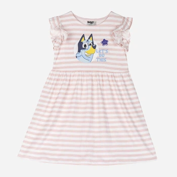 Дитяче літнє плаття для дівчинки Disney Bluey 2900002048 98 см Рожеве (8445484380088)