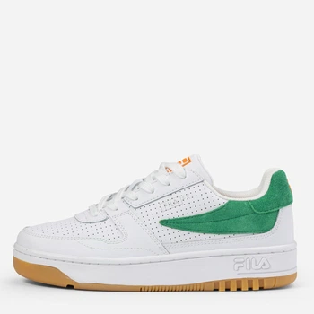Женские кеды кожаные низкие Fila Fxventuno Gs Wmn FFW0394-13063 39 (8US) 24.5 см White-Verdant Green (8720905005208)