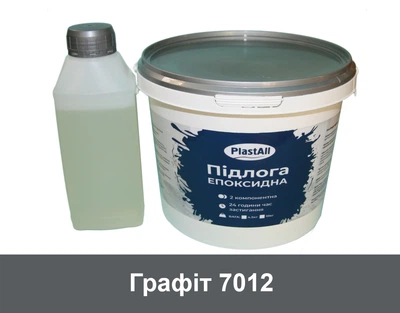 Эпоксидный наливной пол для складов и гаража Plastall™ 1кг. Графит