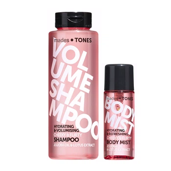 Набір: шампунь, міст для тіла Mades Cosmetics Tones cheeky & flirty 300+50 мл (40279671409976)
