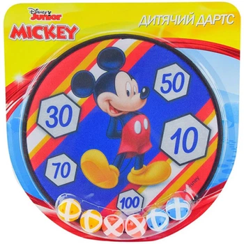 Дартс с мячиками Bambi LD1022 D Микки Маус, на липучках (LD1022-RT)