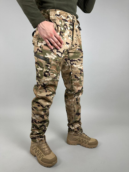Чоловічі демісезонні штани софтшелл,Штани ULTIMATUM Soft Shell Мультикам,тактичні армійські штани soft shell 56