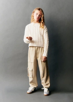 Брюки Zara 116см Бежевый (ZLK-6773-618-Beige)