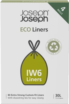 Worki na śmieci Joseph Joseph Intelligent Waste IW6 Eco Lines 30 l 80 szt. (30143_JJ)