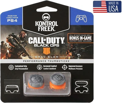 Накладки на стики KontrolFreek® Call of Duty: Black Ops 4 (Grav Slam) для Sony DualShock PS4 / DualSense PS5 [414869673]