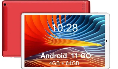 Планшет 10.1'' DUODUOGO T30Pro 4/64GB Wi-Fi 4 ядра Android 11 6000mAh Red