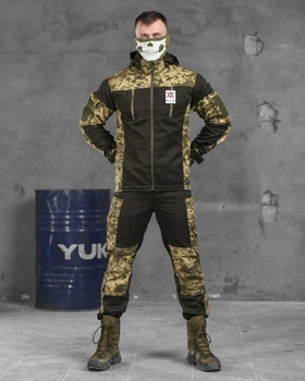 Тактический весенний костюм Горка M олива+пиксель (85894)