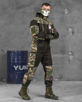 Тактический весенний костюм Горка 2XL олива+мультикам (85895)