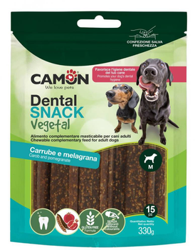 Палички для собак Camon зі смаком ріжкового дерева і граната 330 г (8019808229164)