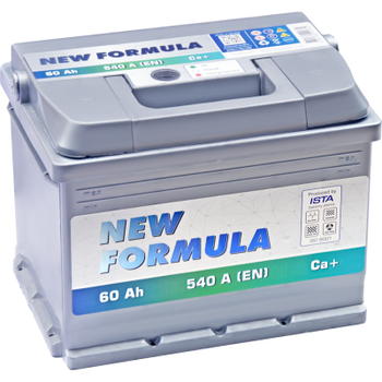 Автомобільний акумулятор NEW FORMULA 60Ah Єв (-/+) 540EN (5602204249)