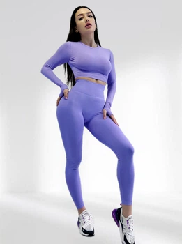 Костюм для фітнесу жіночий LILAFIT фиолетовый S (LFS000049)