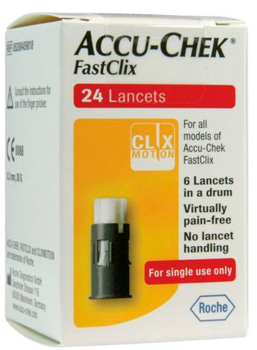 Ланцети Accu-Chek Fastclix Lancets 24 шт (4015630056989)