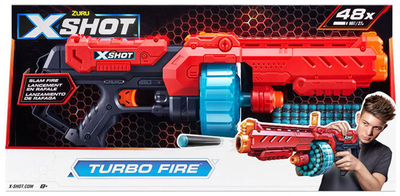 Скорострільний бластер Zuru X-Shot Red Excel Turbo Fire 48 патронів (193052040350)
