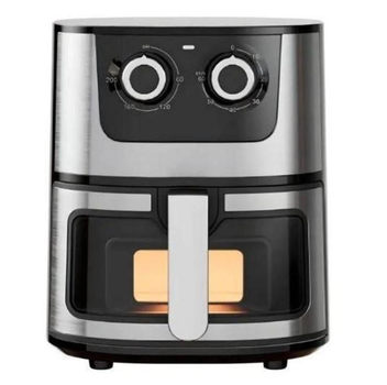 Аэрогриль Rainberg RB 2269 4200W аэрофритюрница безмасляная для приготовления без масла с регулировкой температуры 8 л черная