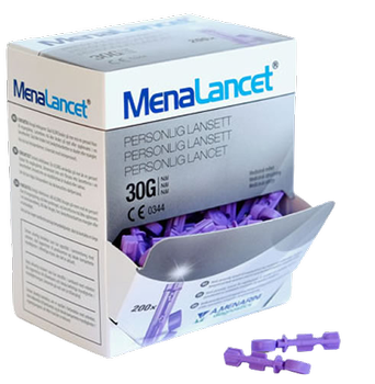 Lancety Menarini Group Menalancet With Ultra Fine Needle 30 G 200 szt (8426521421247)