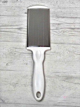 Терка педикюрная двухсторонняя CS-068, белая