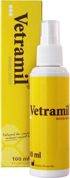 Spray na rany dla zwierząt Vetramil Honey and Essential Oils 100 ml (8717438010342)