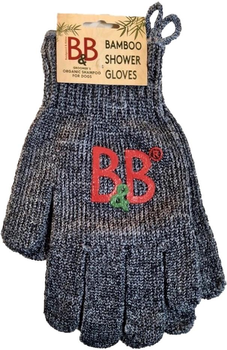 Bambusowe rękawiczki pod prysznic dla psów B&B Bamboo Showergloves (5711746018017)