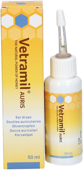 Заспокійливі краплі для вух Vetramil Ear drops 50 мл (8717438010977)