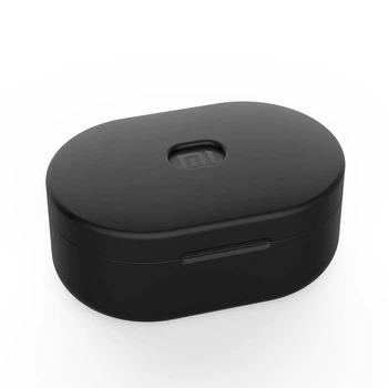 Чехол для наушников Xiaomi Redmi AirDots 2 / 1 силиконовый футляр Черный 2015P