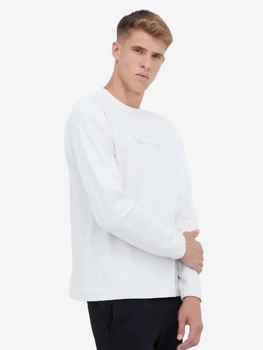 Bluza bez kaptura męska elegancka Calvin Klein 00GMS3W302 XL Szara (8720108332774)