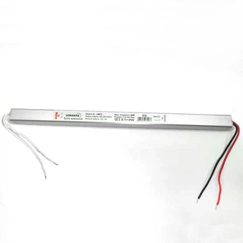Блок живлення тонкий 60Вт 12В IP20 Lemanso LM873