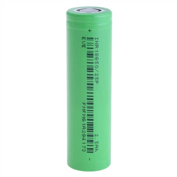 Li-Ion 2500mAh, 3.6V, 18650 EVE литий-ионный аккумулятор INR18650/25P Grade A