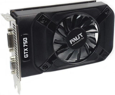 Відеокарта PALIT PCI-Ex NVidia GeForce GTX 750 StormX 2 GB GDDR5 ( 128 BIT ) ( VGA, DVI, miniHDMI )