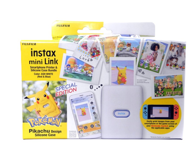 Фотопринтер Fujifilm Instax Mini Link Compact Photo Printer Pokemon Special Bundle Kit для Nintendo Switch (16719756)