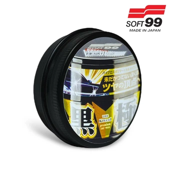 Твёрдый воск для экстремального блеска тёмных автомобилей SOFT99 Kiwami Extreme Gloss Wax Black 30 мл