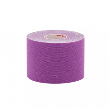 Кинезио тейп IVN в рулоне 5см х 5м (Kinesio tape) эластичный фиолетовый пластырь IV-6172V