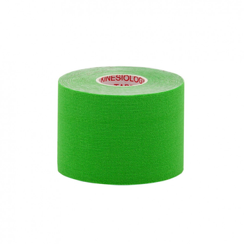Кінезіо тейп IVN в рулоні 5см х 5м (Kinesio tape) еластичний пластир зелений