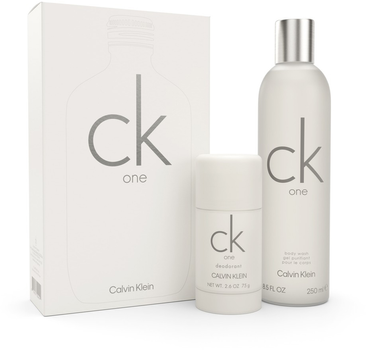 Zestaw damski Calvin Klein CK One Perfumowany dezodorant 75 ml + Żel pod prysznic 250 ml (5709927552429)