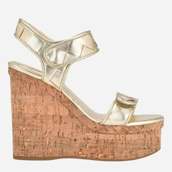 Женские босоножки Guess 109939845 40 (9,5М) 26 см Золотистые (1159799317)