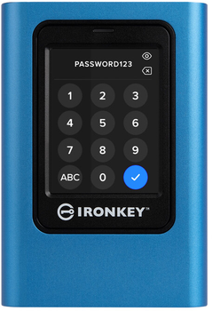 SSD диск Kingston IronKey Vault Privacy 80 External SSD 960GB USB 3.2 Gen 1 (IKVP80ES/960G)