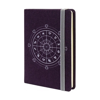 Деловая записная книжка Zodiac "Зодиак" А6 128 листов линейка темно фиолетовый (O27192-08)