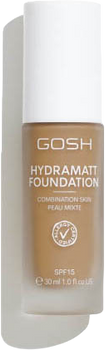 Тональний крем для обличчя Gosh Hydramatt Foundation Dark 014Y 30 мл (5711914183042)