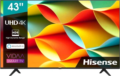 Телевизор 43 дюйма Hisense 43AE7000F (4K Smart TV Bluetooth Wi-Fi) Б/У